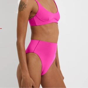 Left On Friday Hi Hi Bottom in Hot Pink